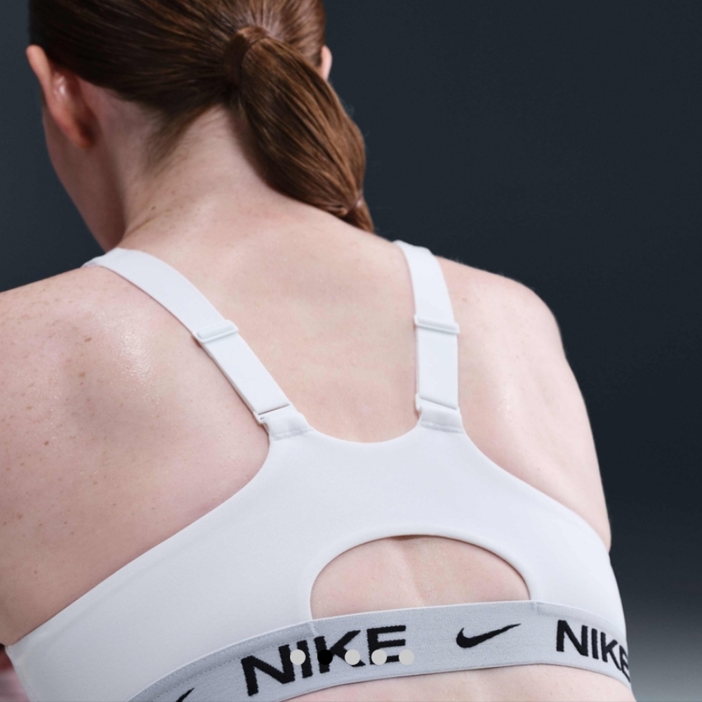 NIKE INDY HIGH-SUPPORT DRI-FIT ZIP FRONT PADDED SPORTS BRA /SZ: SMALL, MEDIUM - Picture 7 of 10
